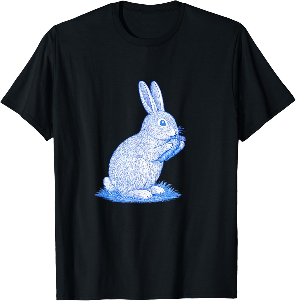 A Bunny Lovers t-shirt, printed on demand